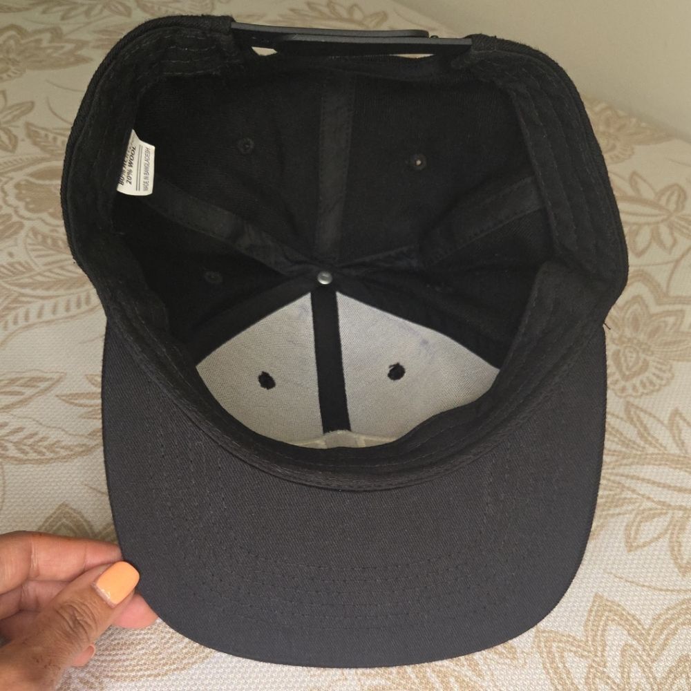 NBA Team Henessy Logo Black Wool Blend Snapback Hat Cap NEW Rare Find - Picture 6 of 7